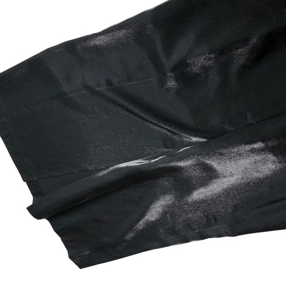 Vintage Harve Benard Skirt Womens 8 Black Shimmer Maxi Chiffon Gothic Witch 90s - Picture 11 of 16